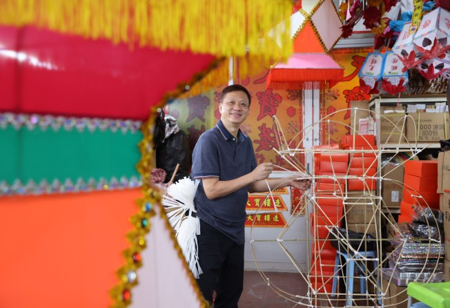 Orders for lanterns have dropped significantly in Hong Kong, says Ha. Photo: SCMP/Nora Tam