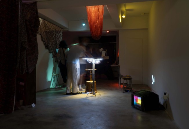 The interior of The Catalyst, an independent arts venue in Sheung Wan where exhibitions and art lessons are held when it’s not hosting gigs such as Saturday’s Repo Populace. 