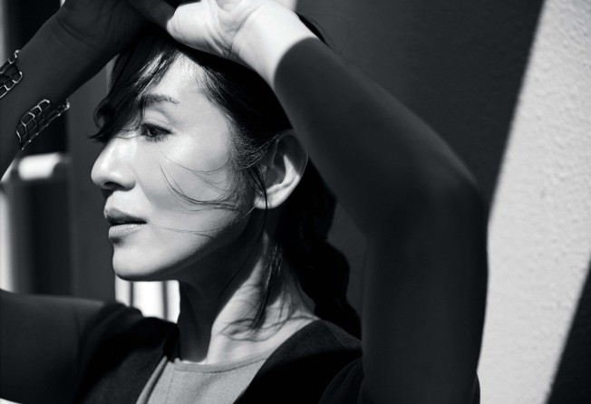 Yeung in an advert for Hermès. She gave birth when she was 42. Photo: Wee Khim for PIN Prestige SG