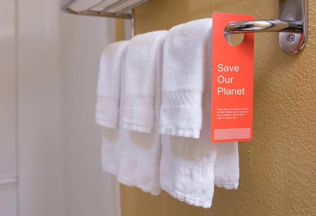 To qualify for the leaf icon, hotels need to do more than encourage guests to reuse towels. Photo: Getty Images