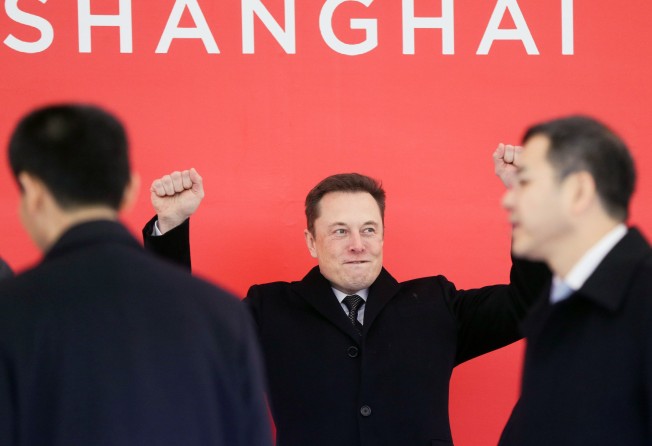 Tesla CEO Elon Musk attends the groundbreaking ceremony of Tesla Shanghai Gigafactory in Shanghai, east China, in January 2019. Photo: Xinhua