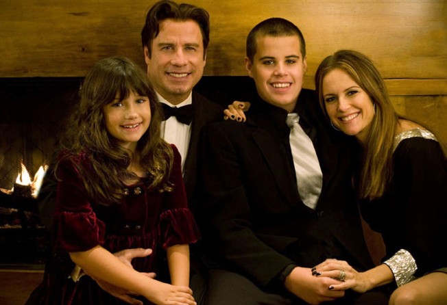 Members of the Travolta family are pictured in this undated photograph, released in early 2009. Photo: Reuters