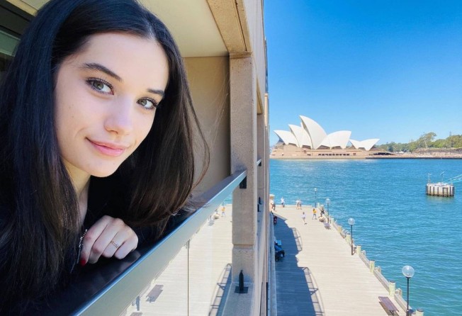 Ella during her travels to Sydney. Photo: @ella.travolta/Instagram