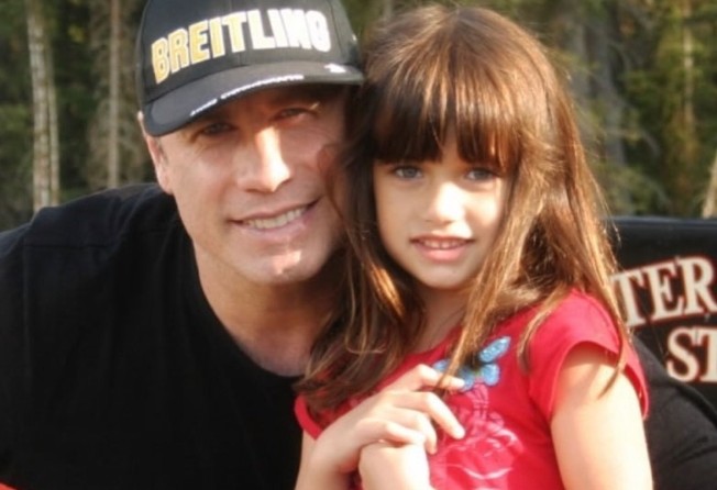 Ella Travolta with her father John Travolta. Photo: @ella.travolta/Instagram