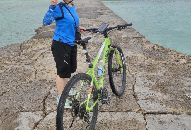 Cycling is another one of Chan’s favourite hobbies. Photo: Nikki Chan