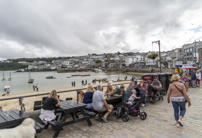 The seafront in St Ives, a town in Cornwall, England, in September. Photo: Getty Images
