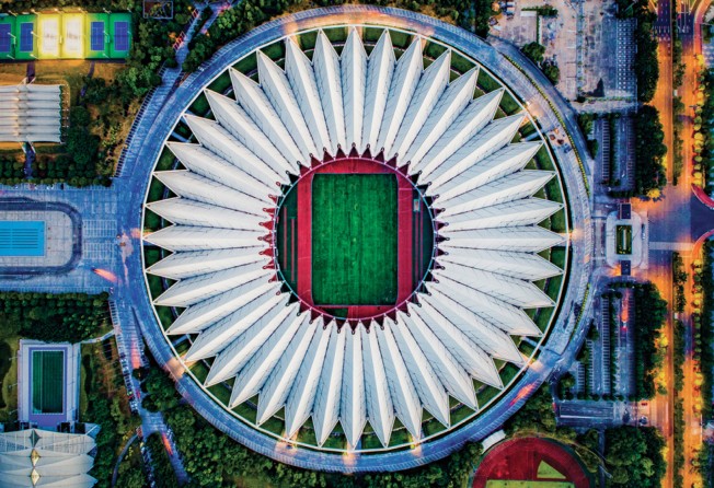 The Century Lotus Stadium in Foshan. This stadium opened in 2005. Photo: Liu Shihui