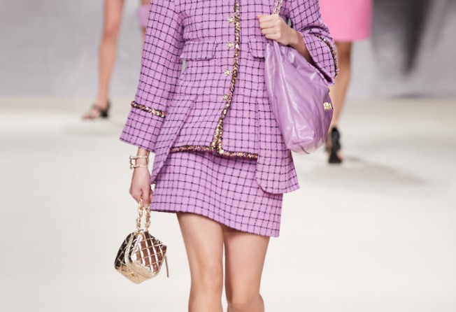 A look from Chanel’s spring/summer 2022 collection.