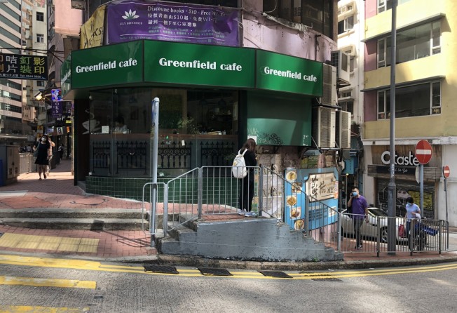 A staircase to nowhere in Sheung Wan. Photo: HKU Faculty of Architecture students