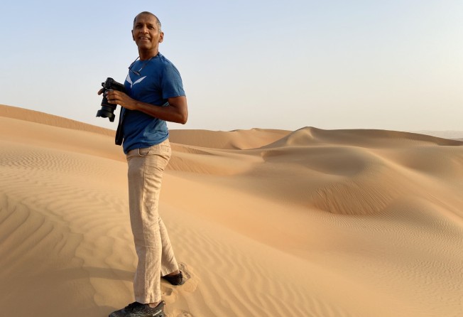 Mohan in the Rub’ al Khali desert. Photo: Courtesy of Palani Mohan