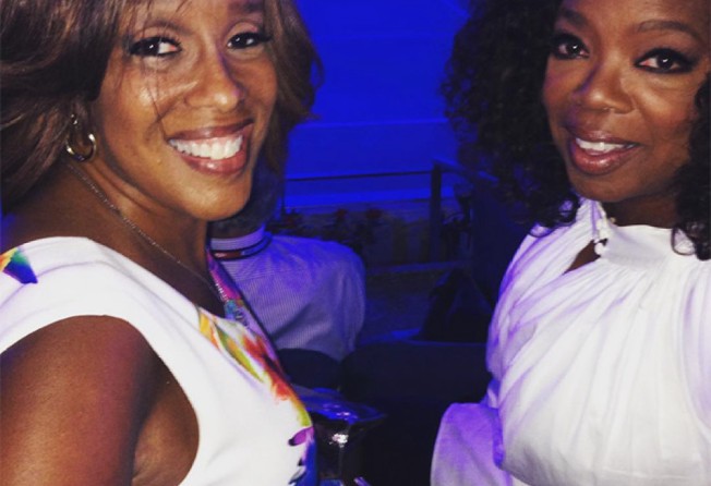 Oprah Winfrey with Gayle King, who kick-started her friendship with Meghan. Photo: @oprah/Instagram