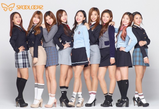 South Korean group Twice modelled for school uniform brand Skoolooks. Photo: Skoolooks