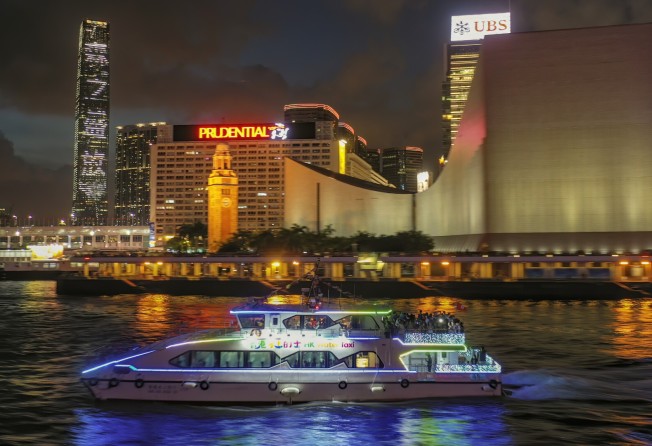 Hong Kong’s water taxi service offers a great view as it travels around Victoria Harbour. Photo: Martin Chan