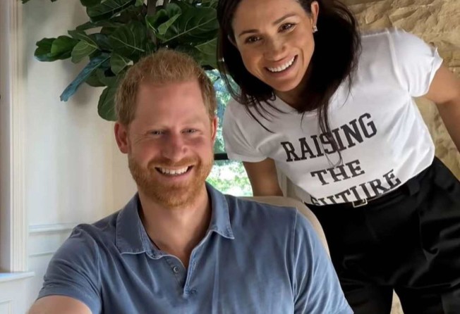 Prince Harry says “Megxit” is a sexist and misogynistic term “created by trolls”, in a recent interview. Photo: Apple TV