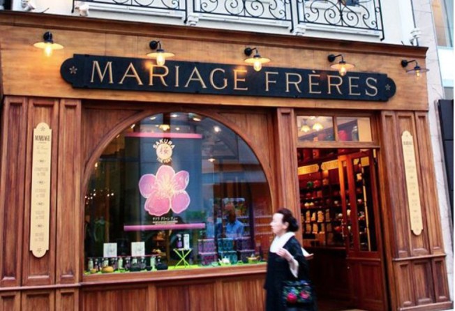 Mariage Frères’ tea house in Ginza, Tokyo. Photo: Mariage Frères