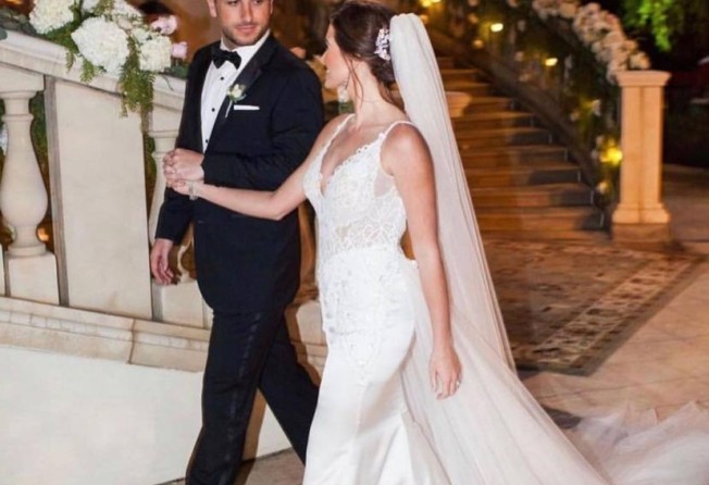 Bachelor in Paradise’s Jade Roper and Tanner Tolbert tied the knot in January 2016. Photo: @jadelizroper/Instagram