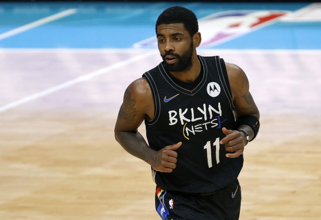 Kyrie Irving of the Brooklyn Nets in December 2020. Photo: Getty Images North America/AFP