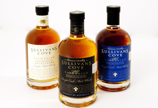 Sullivans Cove whisky from Tasmania, named the world’s best single malt in 2014 at the World Whiskies Awards. Photo: SCMP Archive