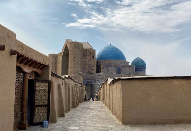 The Unesco-listed Khoja Ahmed Yasawi mausoleum in Turkistan. Photo: Megan Eaves