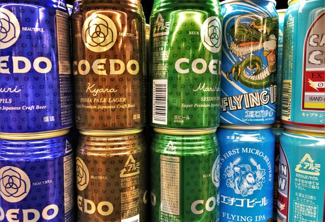 Coedo and Echigo Beer are among breweries that offer their craft beer in cans. Photo: Russell Thomas