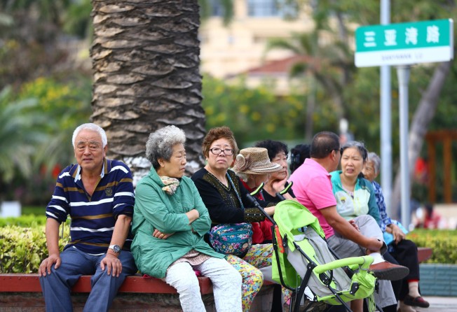 The number of people aged 60 or older in China accounted for 18.7 per cent of the population in 2020. Photo: AFP