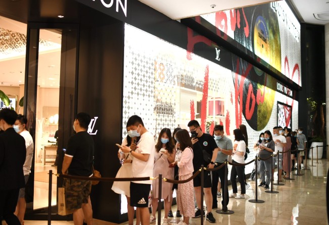 Larger fashion brands including Louis Vuitton have been enjoying a rebound, while smaller labels are struggling. Photo: Feature China/Barcroft Media via Getty Images