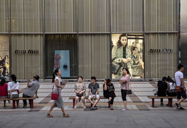 A Miu Miu store in Beijing. “A lot of the sales for luxury brands even during the pandemic have come from new consumers of luxury from (China’s) lower-tier cities,” says Amrita Banta. Photo: Kevin Frayer/Getty Images