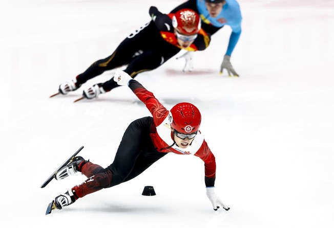 Short track speed skater Sui Xin earned a spot for Hong Kong but Sidney Chu will wear the colours at the 2022 Beijing Winter Games. Photo: EPA-EFE 