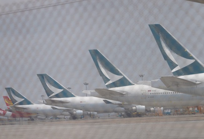 Cathay Pacific has suspended all long-haul cargo flights for seven days starting from midnight on Friday. Photo: Winson Wong