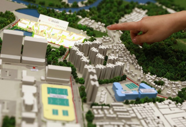 A model of the United Court site.Photo: May Tse