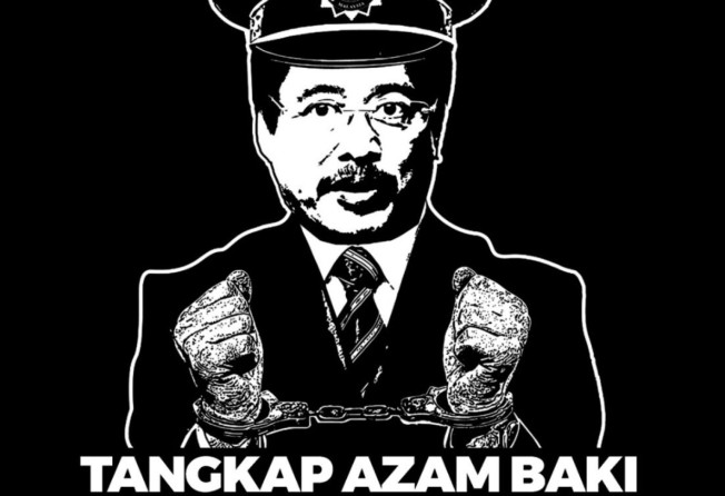A poster for a protest planned against Malaysia’s anti-corruption chief. Photo: Internet