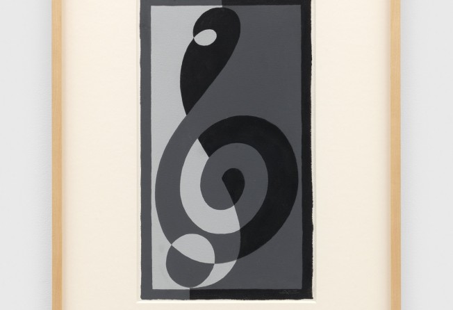 Treble Clef G n (1932-1935) by Josef Albers. Photo: courtesy The Josef and Anni Albers Foundation and David Zwirner