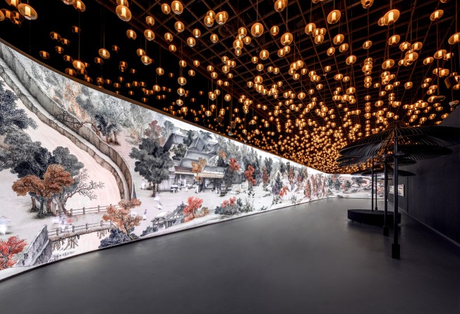 “An Era in Jinling”, an immersive digital exhibition about what it was like to live in Jinling, the ancient name of Nanjing, at Deji Art Museum in Nanjing. Photo: Deji Art Museum