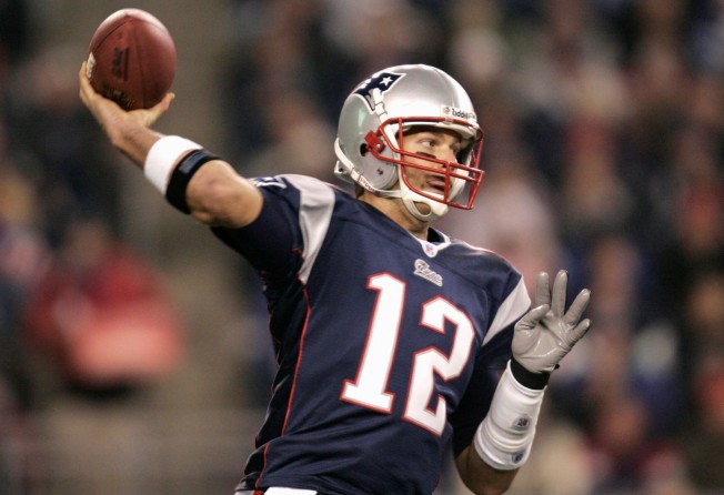 Tom Brady with the New England Patriots in 2006. Photo: Reuters