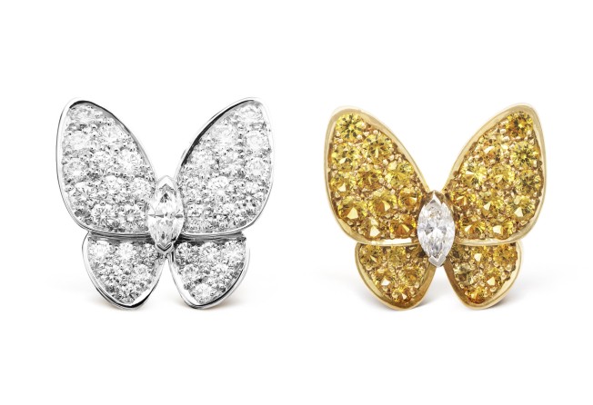 Shimmering examples of the Two Butterfly collection.
