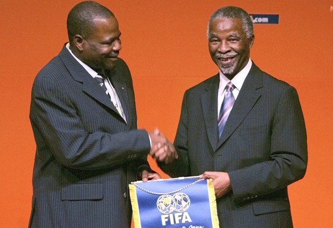 Fifa executive committee member Amos Adamu (left) was also targeted in a spying operation. Photo: AP