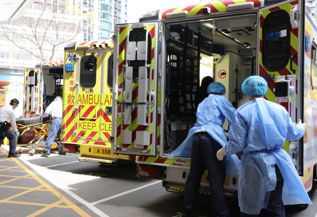 Emergency services in Hong Kong have been overwhelmed by a flood of Covid-19 patients. Photo: Jelly Tse