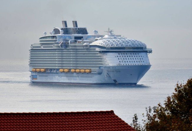 The Wonder of the Seas cruise ship arrives in Marseille, France. Photo: LightRocket via Getty Images