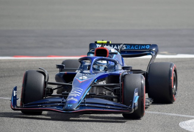 Nicholas Latifi, now in his third season, drives during the third day of F1 preseason testing. AFP