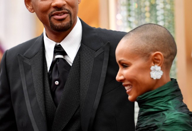 US actor Will Smith and his wife, actress Jada Pinkett Smith, attend the 94th Oscars. Photo: AFP