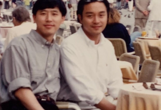 Leslie Cheung and Daffy Tong. Photo: @carinalau1208/Instagram
