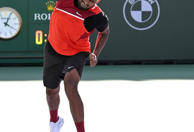 Nick Kyrgios’ recent outbursts have included smashing rackets and arguing with audience members. Photo: USA Today Sports
