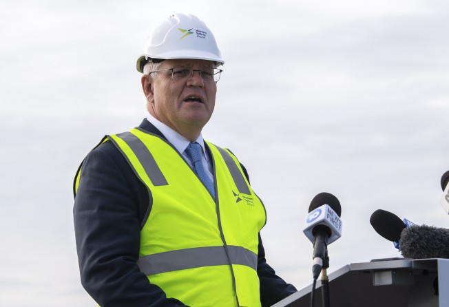 Australian Prime Minister Scott Morrison. The relationship between Canberra and Beijing has been deteriorating in recent years but investment from China into Australia is still rising, albeit slightly. Photo: via AP