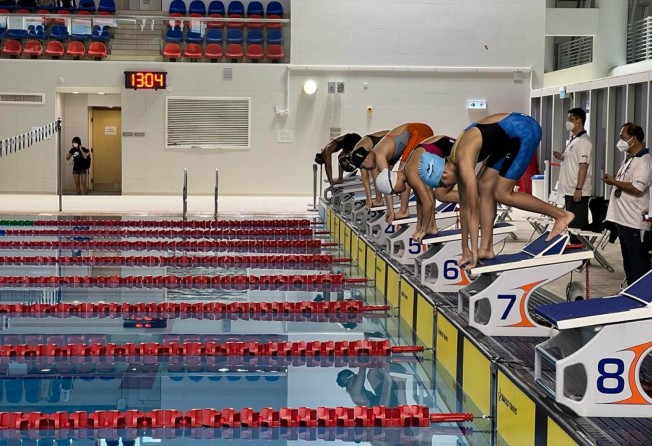 The Long Course Time Trial was the last chance for swimmers to prove themselves before the squad was chosen for September’s Asian Games. Photo: Swimming Association