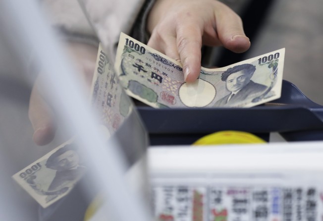 The Japanese yen has lost 12 per cent of its value against the US dollar this year. Photo: Bloomberg