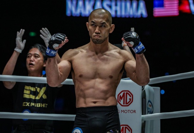 Yushin Okami prepares for a fight with James Nakashima in the ONE Championship ring. Photo: ONE Championship.