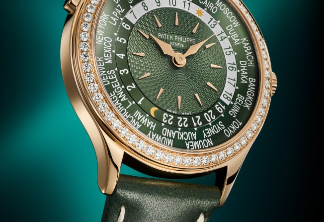 Patek Philippe Reference 7130 permanently displays the time in all 24 time zones. Photo: Patek Philippe