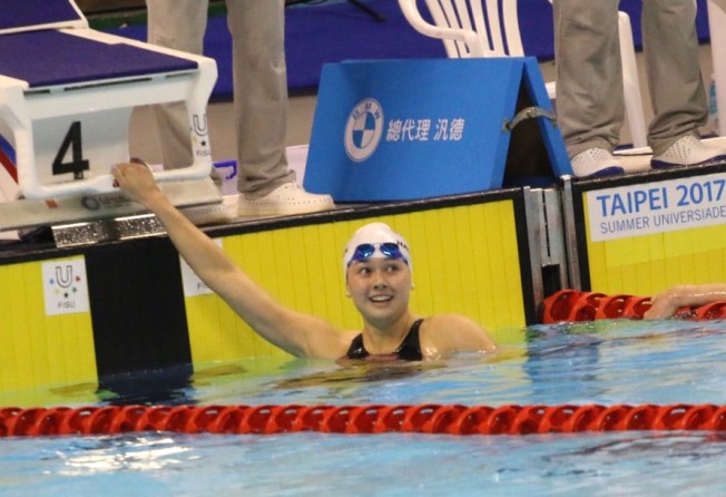 Siobhan Haughey wins gold for Hong Kong at the 2017 World University Games. Photo: SCMP