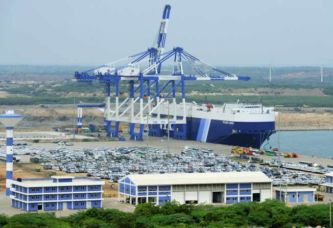 Hambantota port, pictured in 2015, was meant to spur industrial activity but has haemorrhaged money from the moment it began operations. Photo: Getty Images via AFP