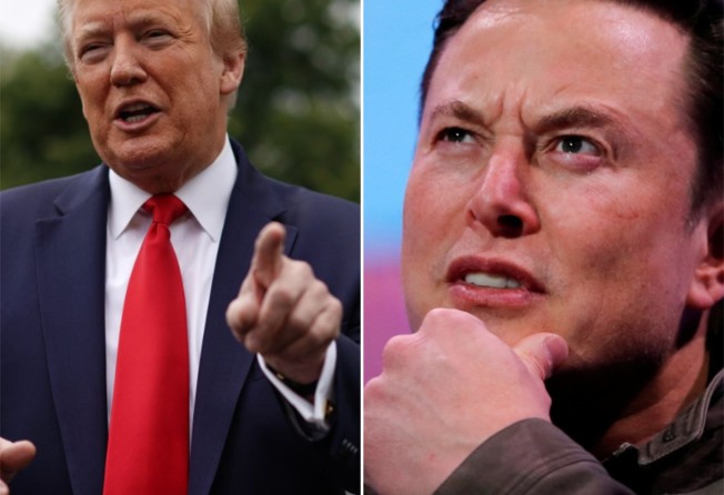 He did what?! Elon Musk was not impressed with Donald Trump’s decision to pull out of the Paris Climate Agreement. Photos: AFP; Reuters